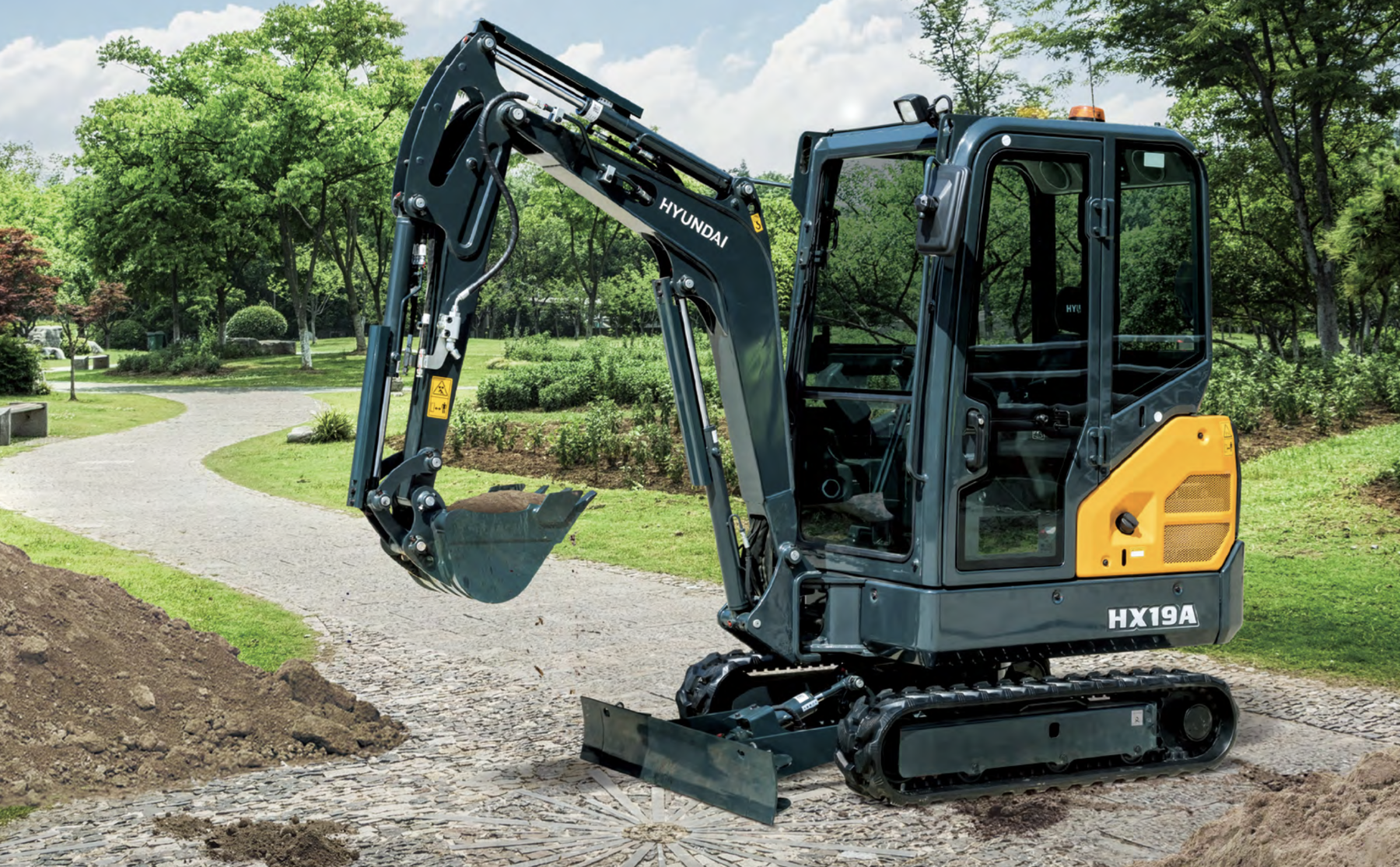 Minekskavaator Hyundai hx19a